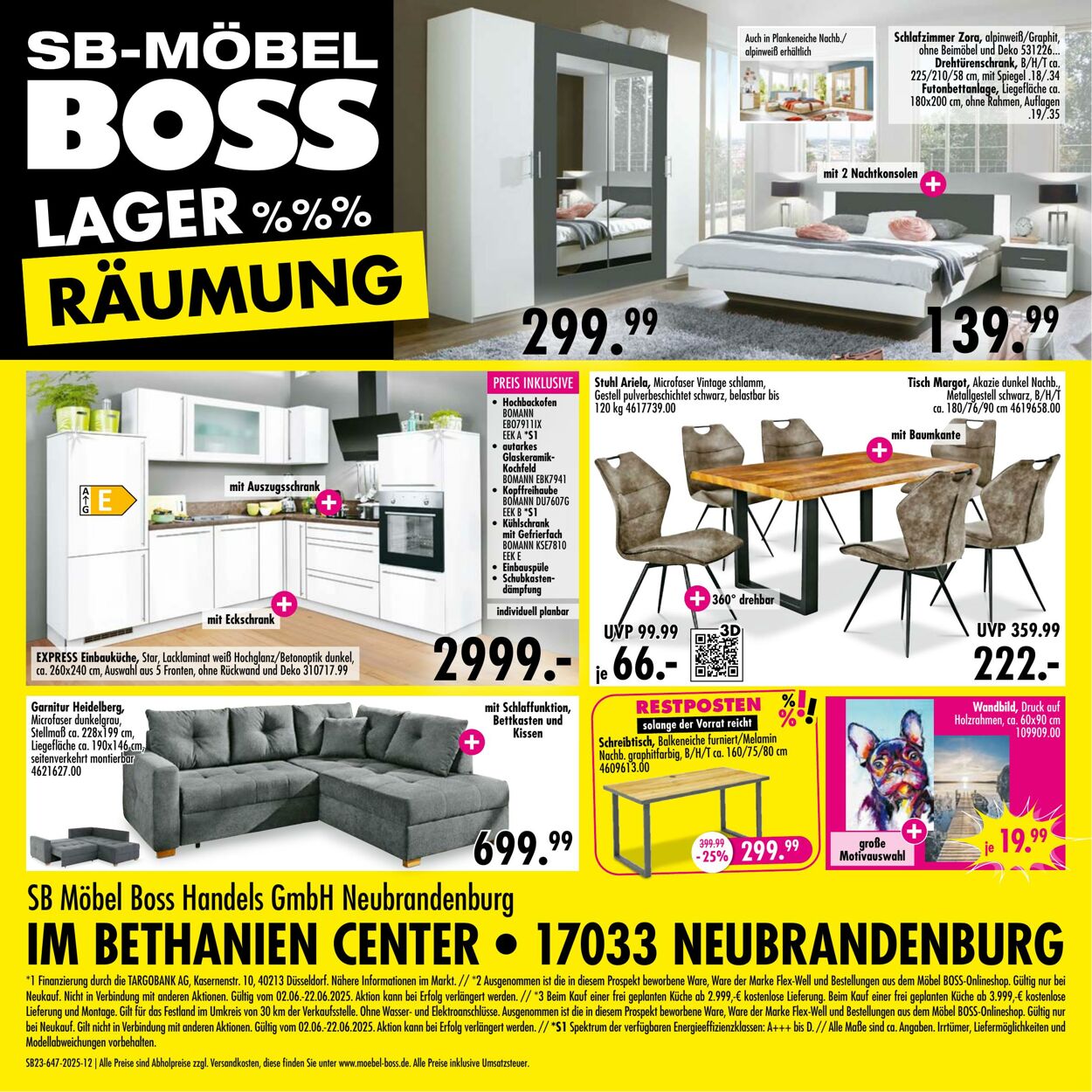 Prospekt SB Möbel Boss 02.06.2025 - 16.06.2025