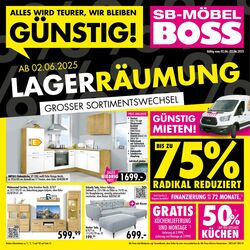Prospekt SB Möbel Boss 02.06.2025 - 16.06.2025
