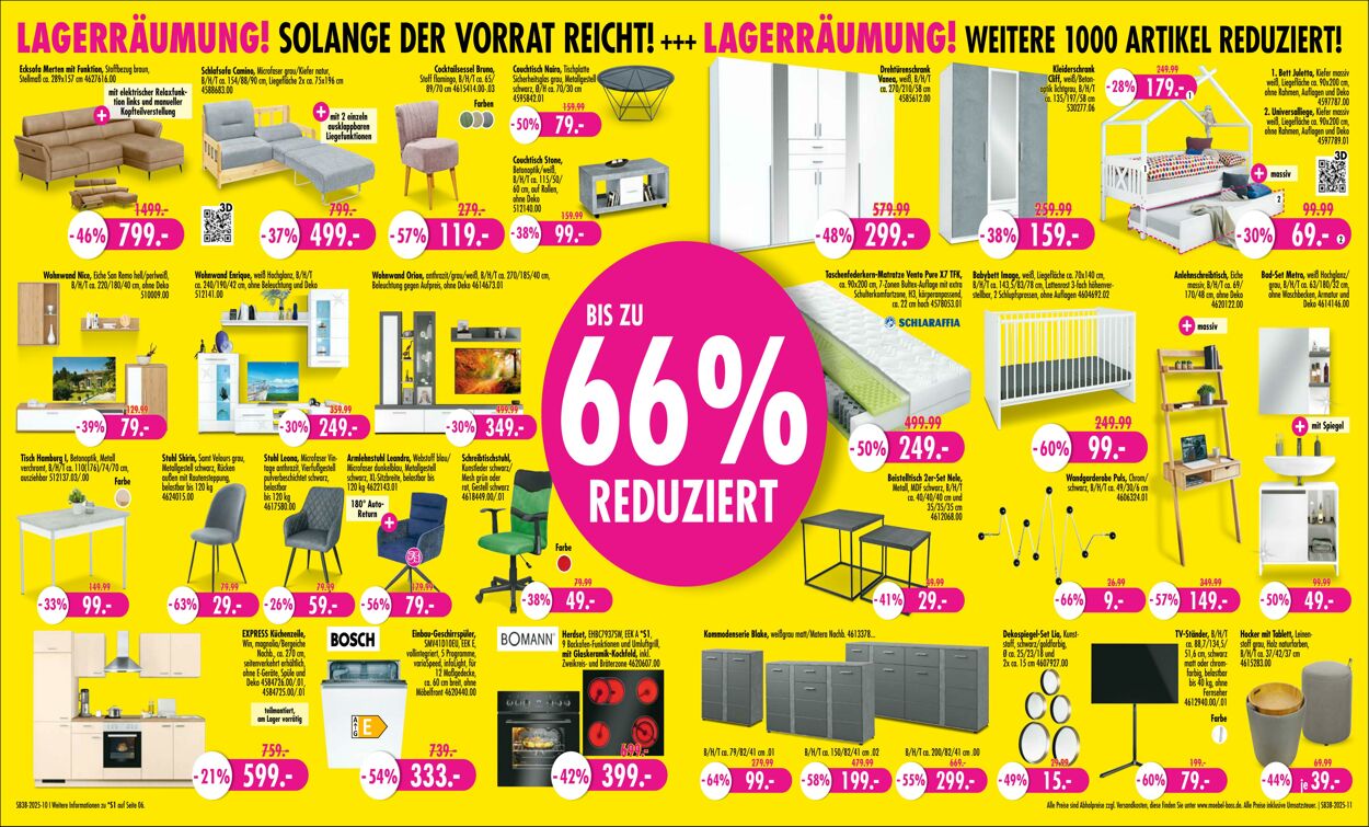 Prospekt SB Möbel Boss 15.09.2025 - 29.09.2025
