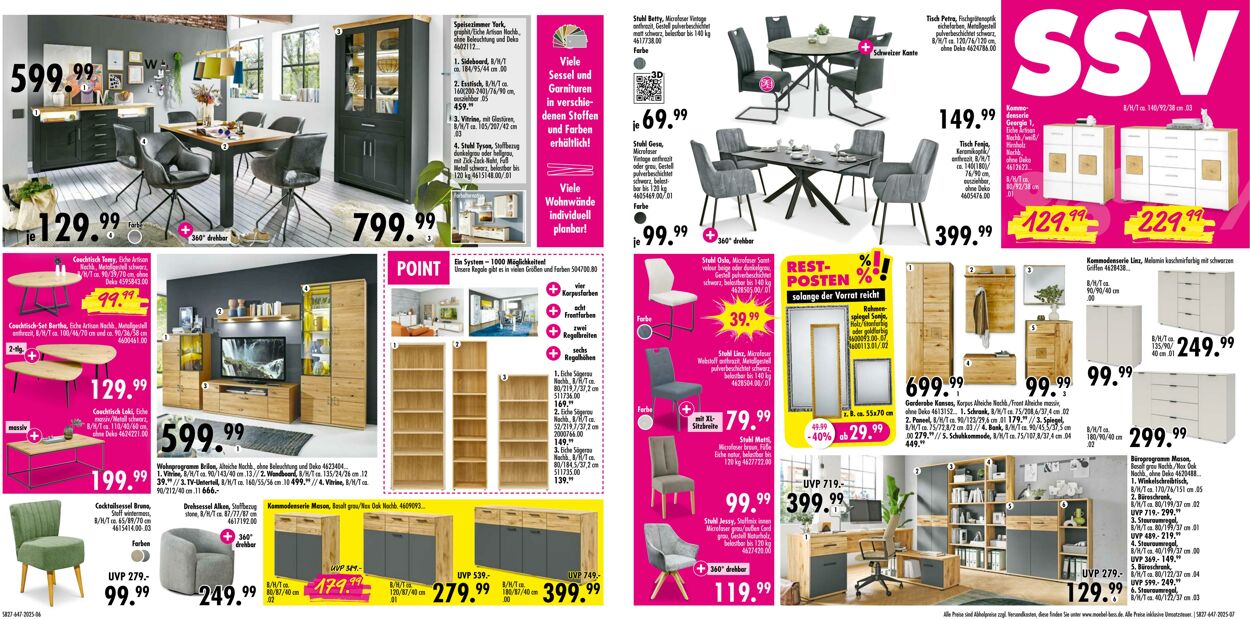 Prospekt SB Möbel Boss 30.06.2025 - 06.07.2025