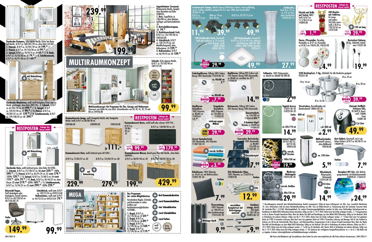 Prospekt SB Möbel Boss 08.11.2023 - 19.11.2023