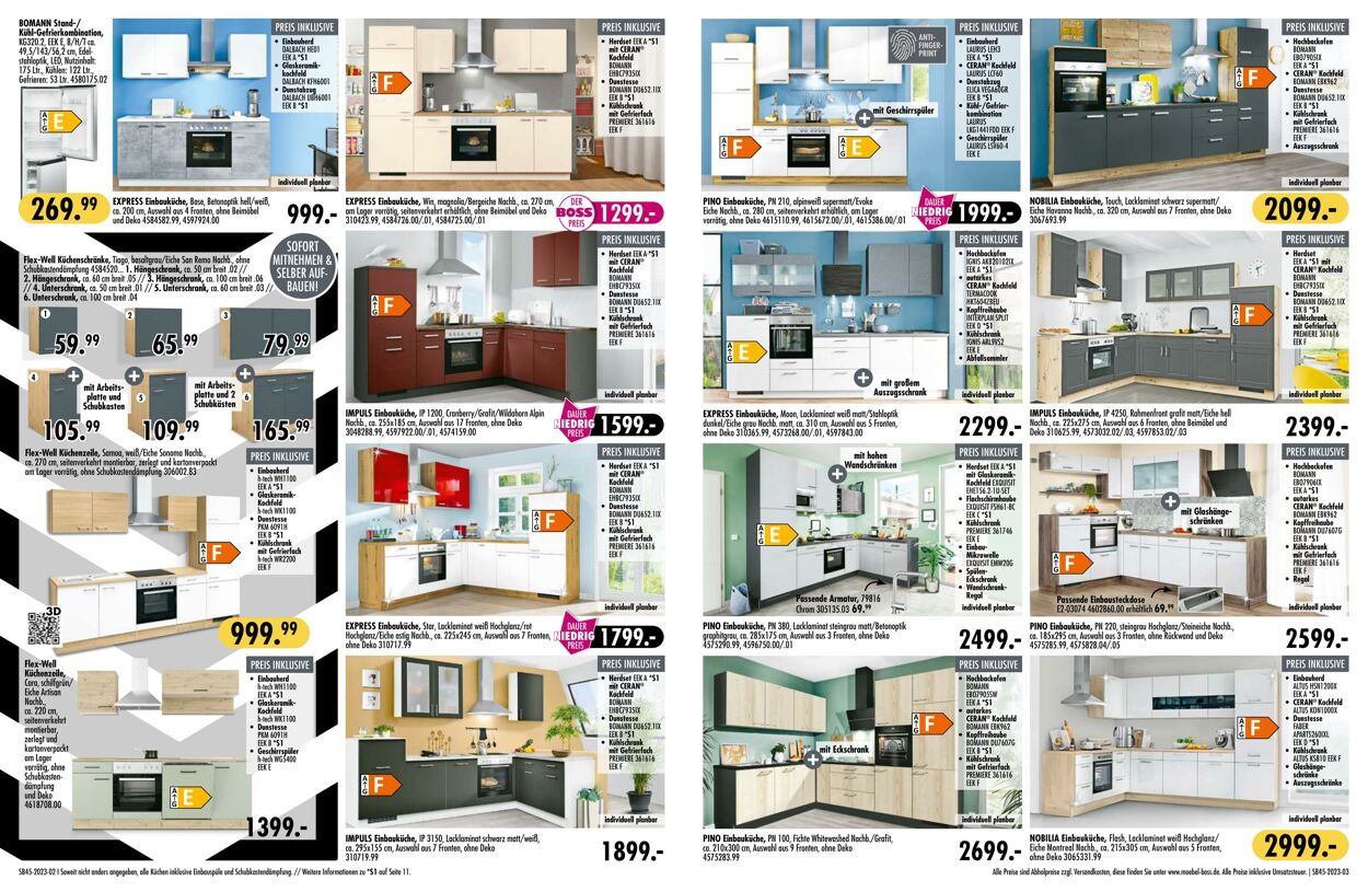 Prospekt SB Möbel Boss 08.11.2023 - 19.11.2023