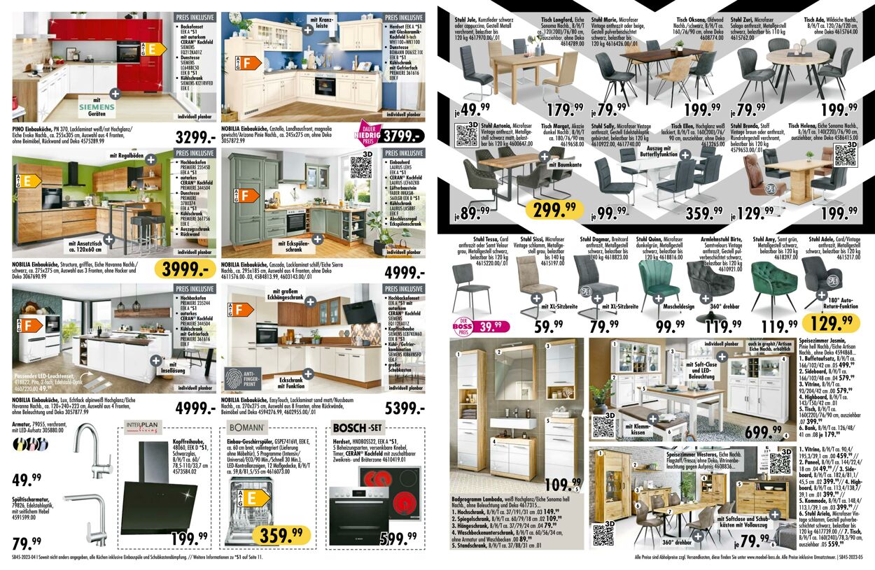 Prospekt SB Möbel Boss 08.11.2023 - 19.11.2023