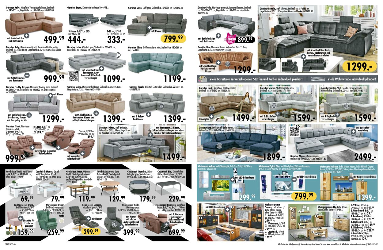 Prospekt SB Möbel Boss 08.11.2023 - 19.11.2023