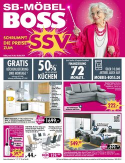 Prospekt SB Möbel Boss 01.05.2023 - 14.05.2023