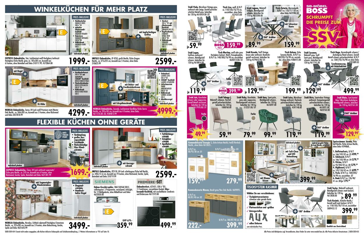 Prospekt SB Möbel Boss 08.07.2024 - 28.07.2024