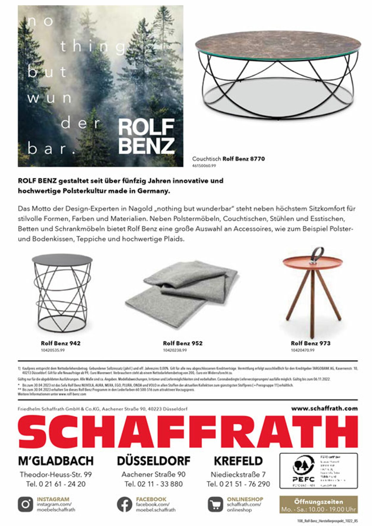 Prospekt Schaffrath 01.10.2022 - 06.11.2022