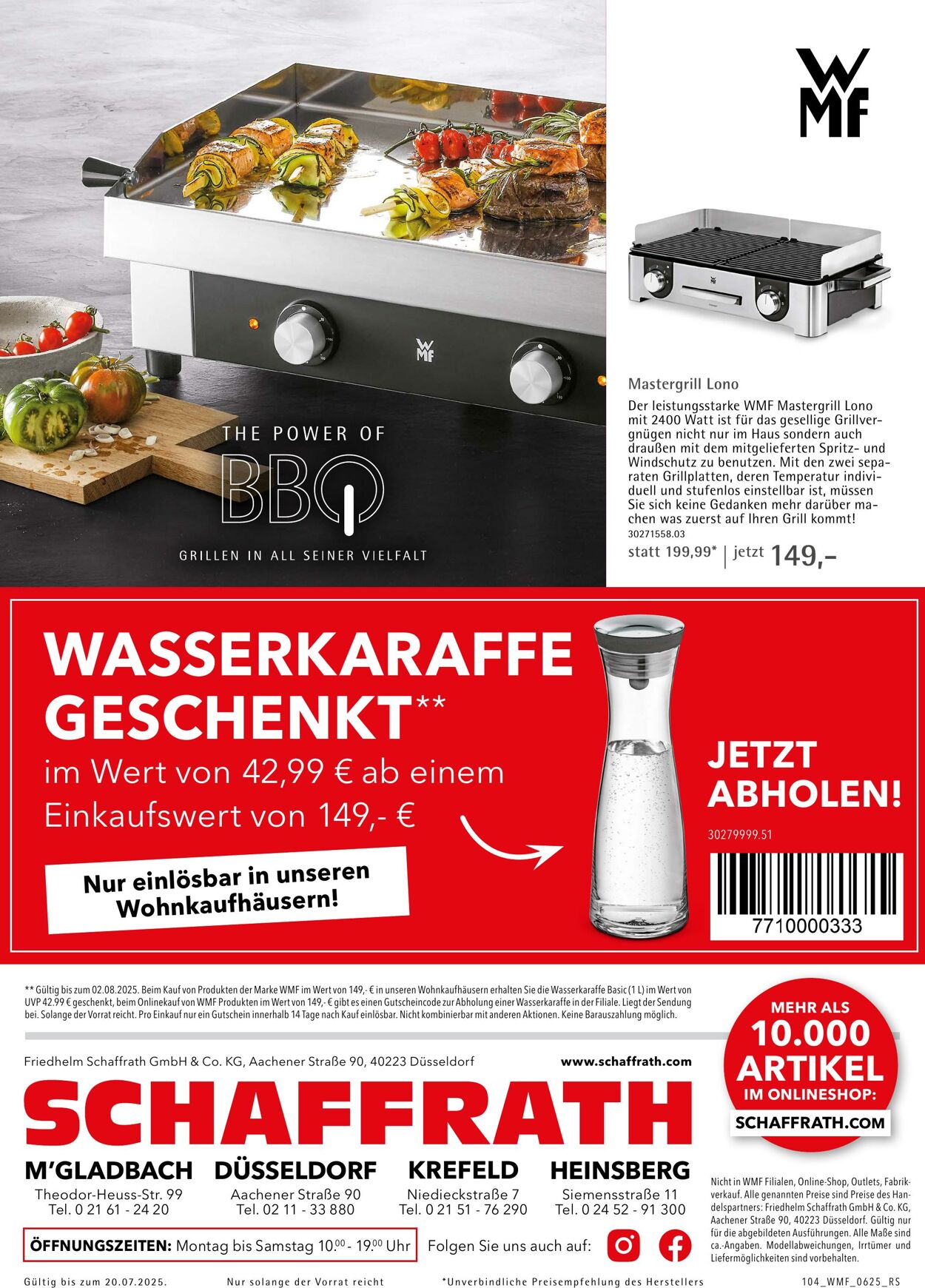 Prospekt Schaffrath 20.06.2025 - 21.07.2025