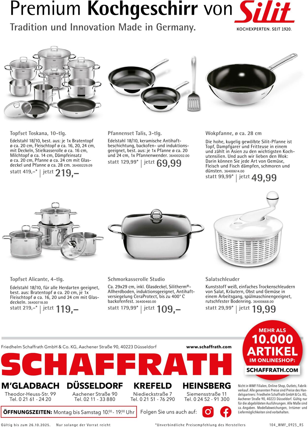 Prospekt Schaffrath 30.09.2025 - 27.10.2025