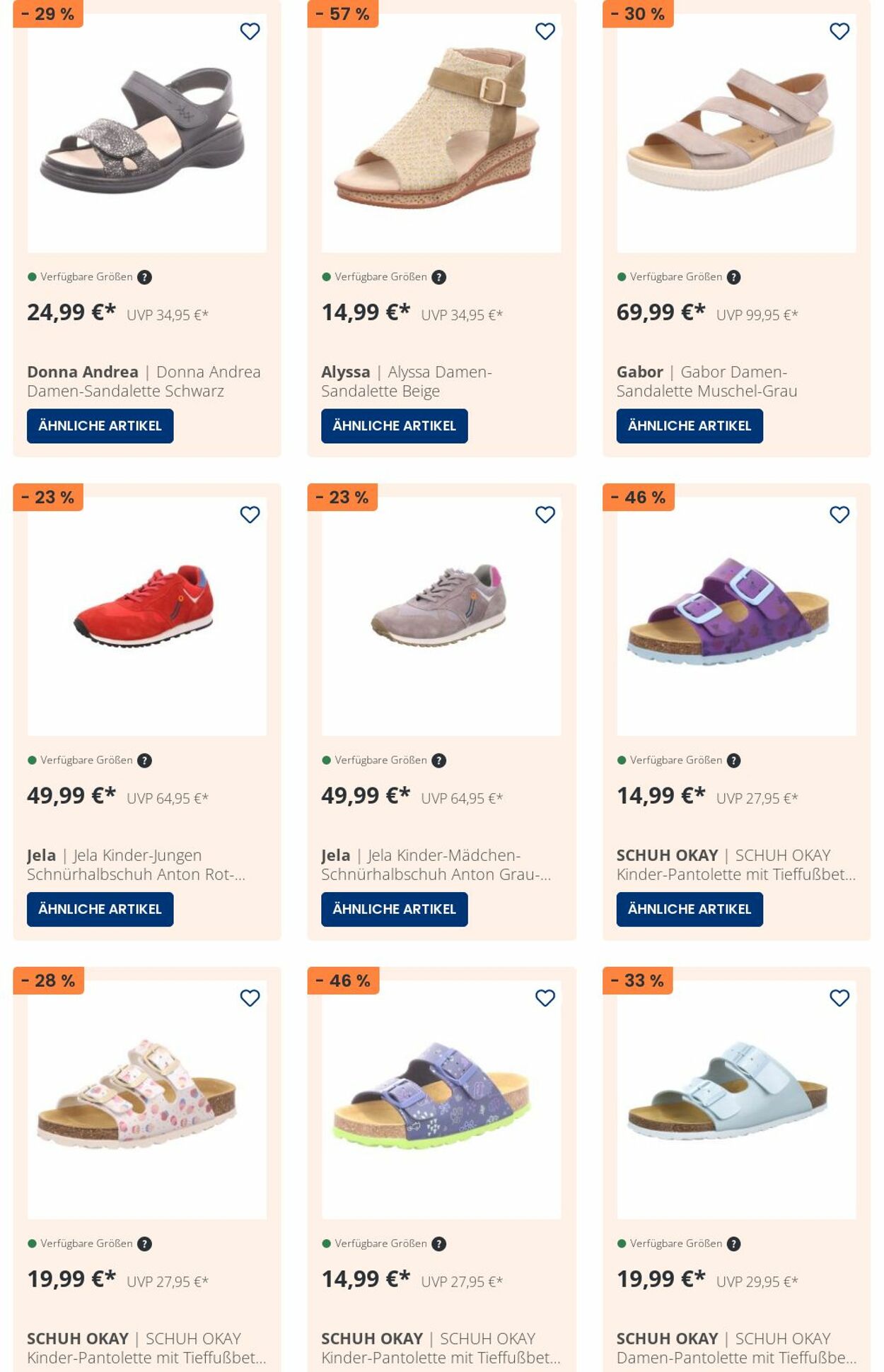 Prospekt Schuh Okay 18.08.2025 - 27.08.2025