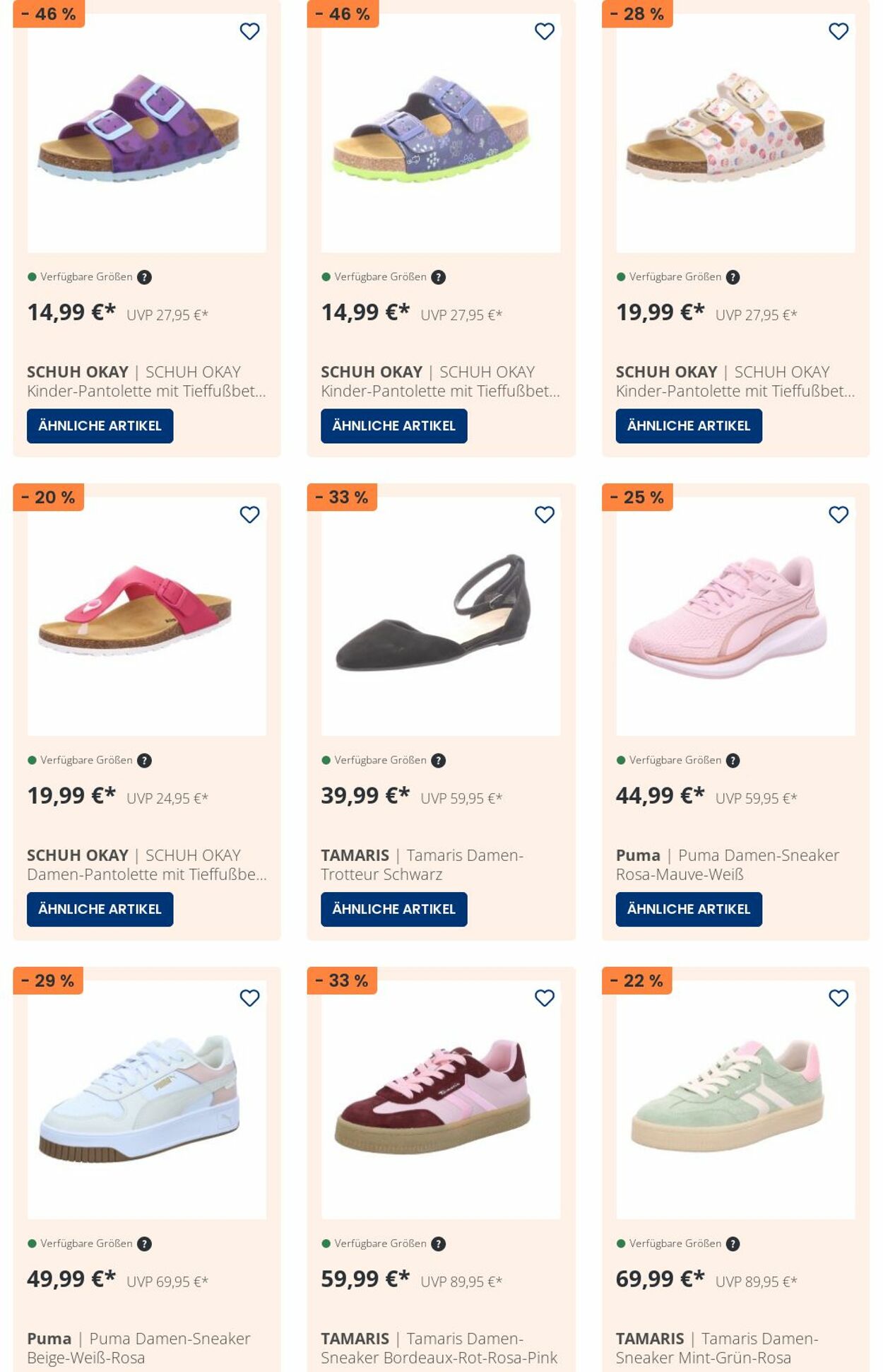 Prospekt Schuh Okay 29.09.2025 - 08.10.2025