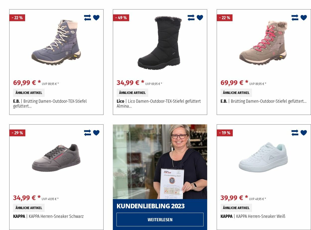 Prospekt Schuh Okay 15.04.2024 - 24.04.2024