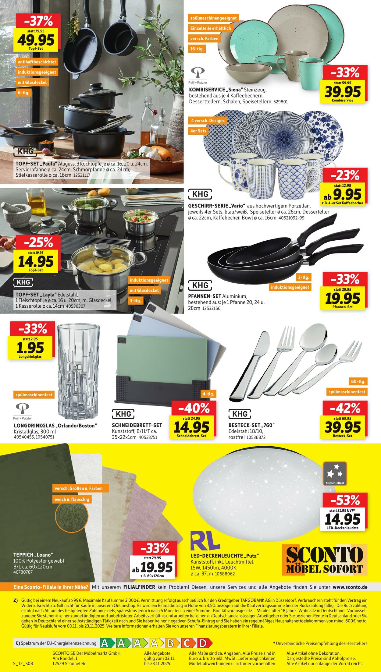 Prospekt Sconto 03.11.2025 - 17.11.2025