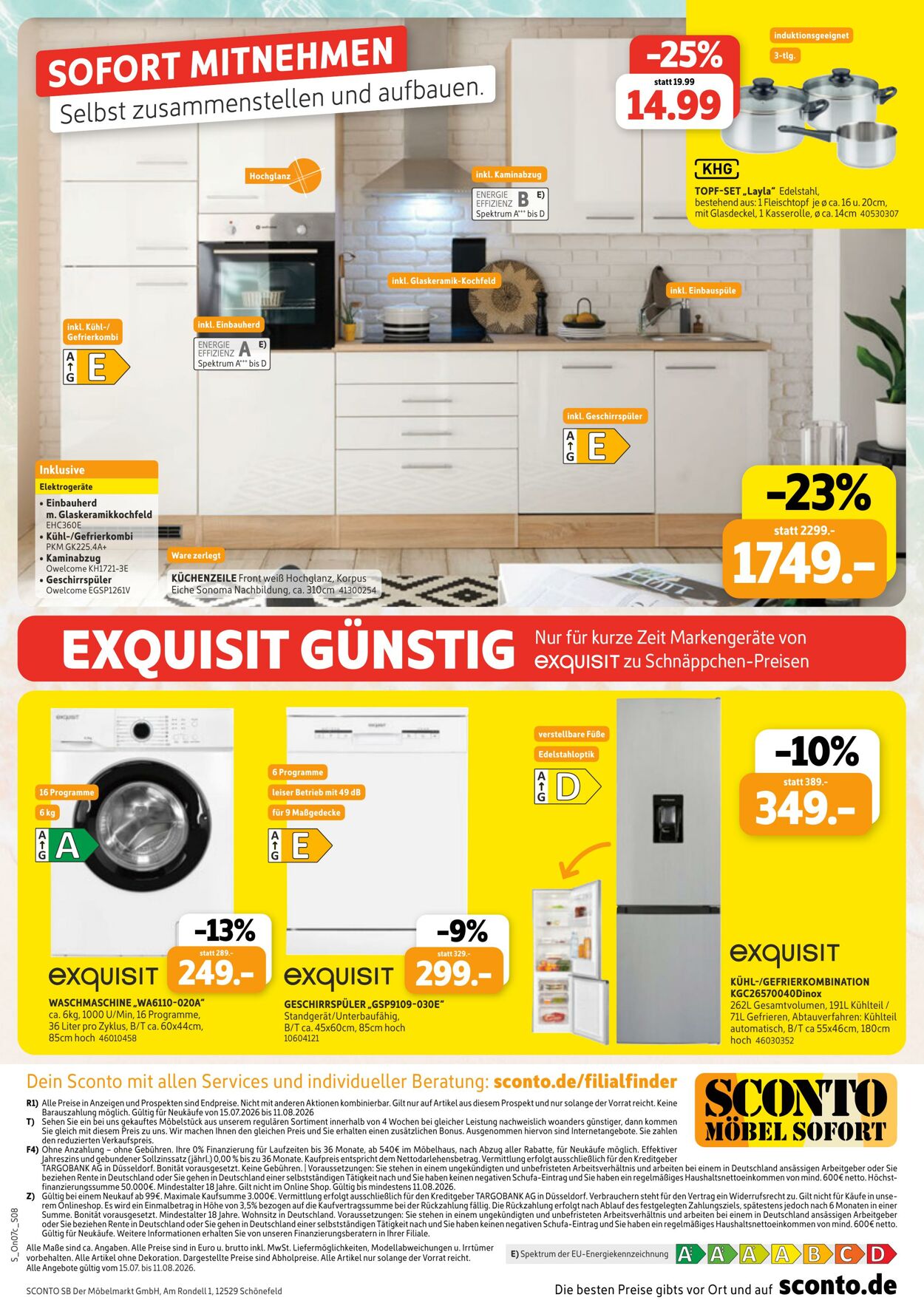 Prospekt Sconto 15.07.2026 - 23.07.2026