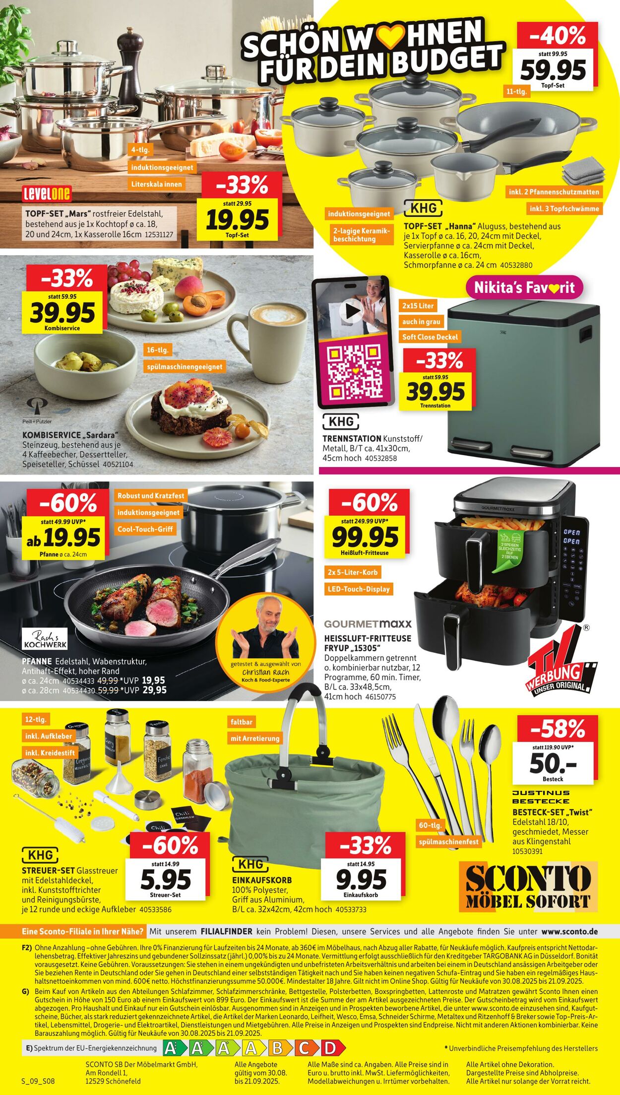 Prospekt Sconto 01.09.2025 - 15.09.2025