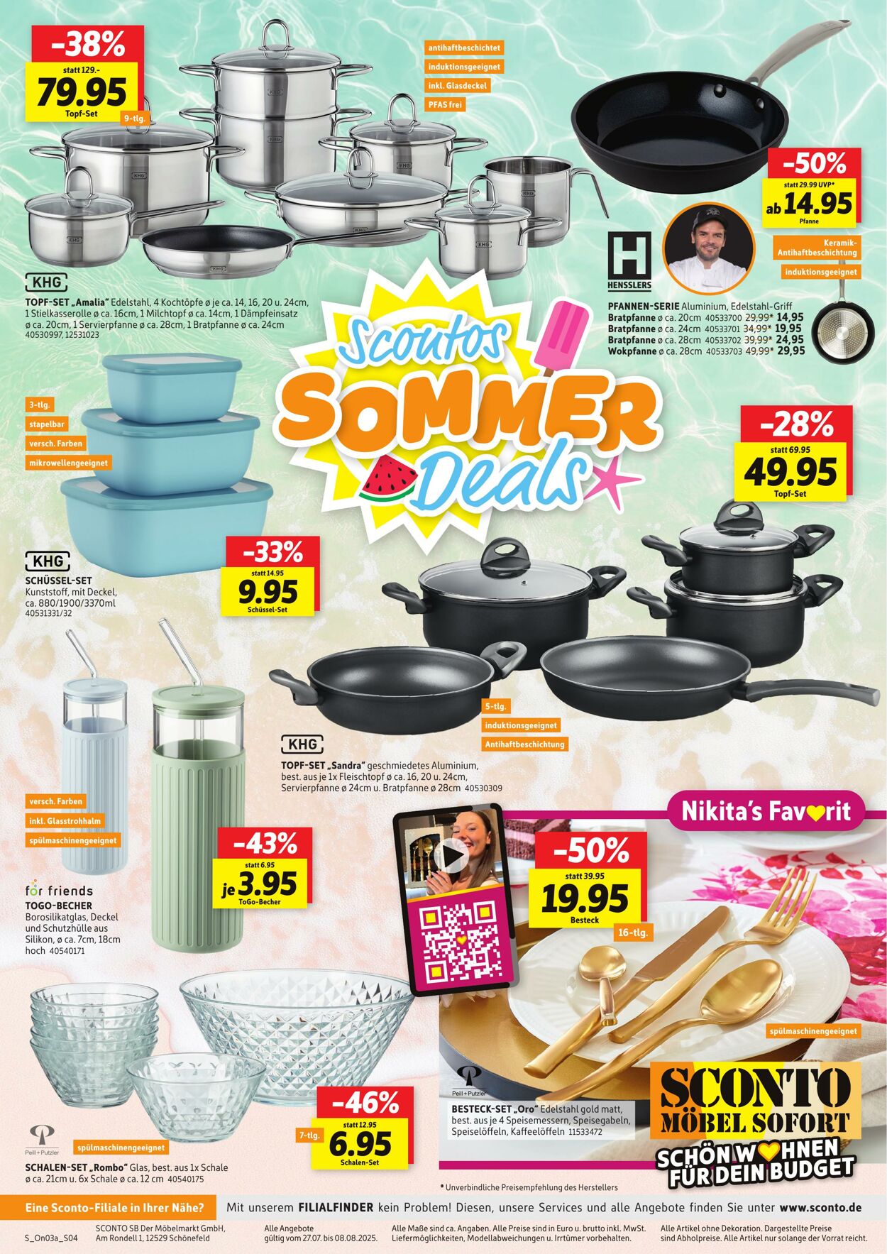 Prospekt Sconto 28.07.2025 - 04.08.2025