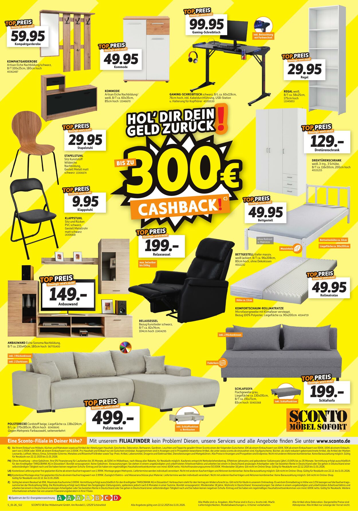 Prospekt Sconto 22.12.2025 - 05.01.2026