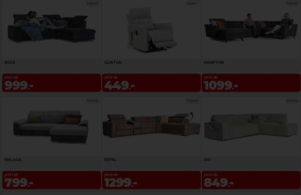 Prospekt Seats and Sofas 16.02.2026 - 25.02.2026