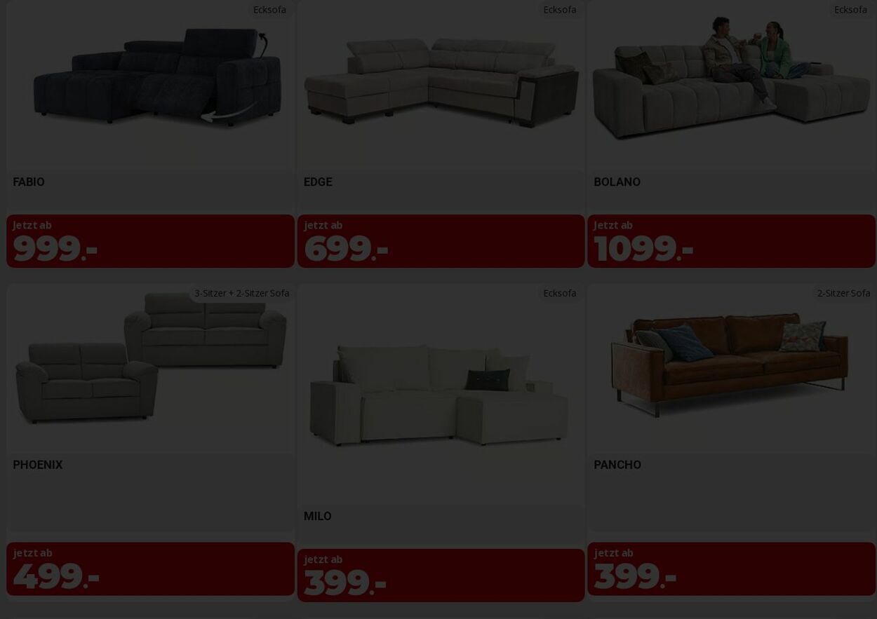 Prospekt Seats and Sofas 16.02.2026 - 25.02.2026