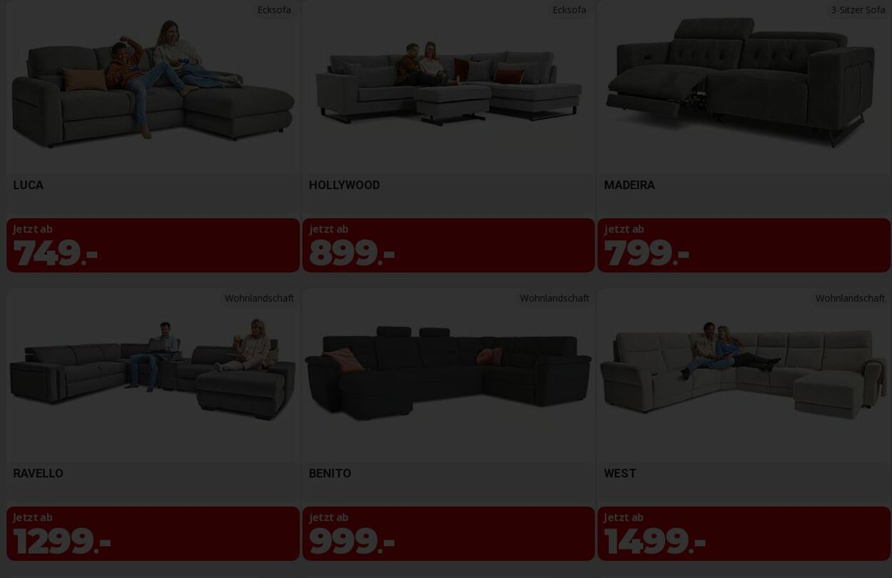 Prospekt Seats and Sofas 16.02.2026 - 25.02.2026
