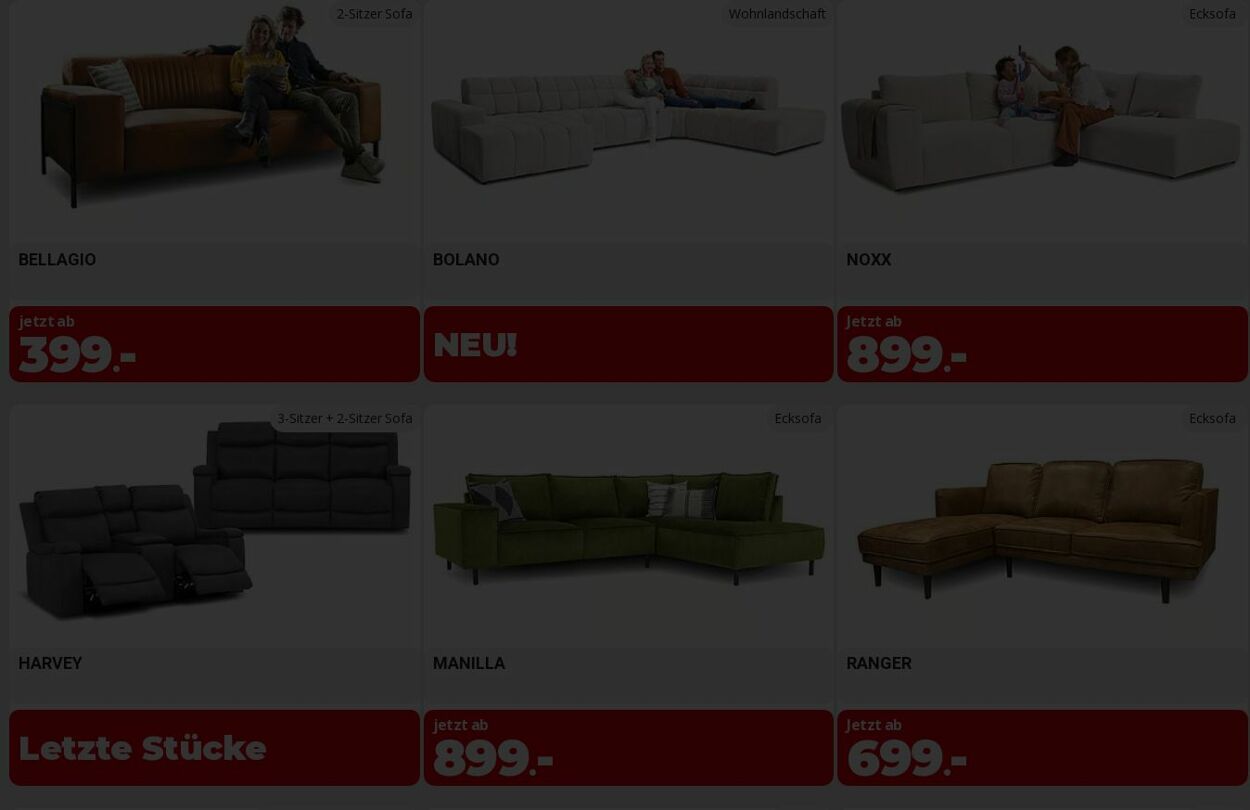 Prospekt Seats and Sofas 16.02.2026 - 25.02.2026