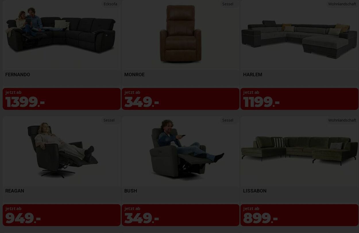 Prospekt Seats and Sofas 16.02.2026 - 25.02.2026
