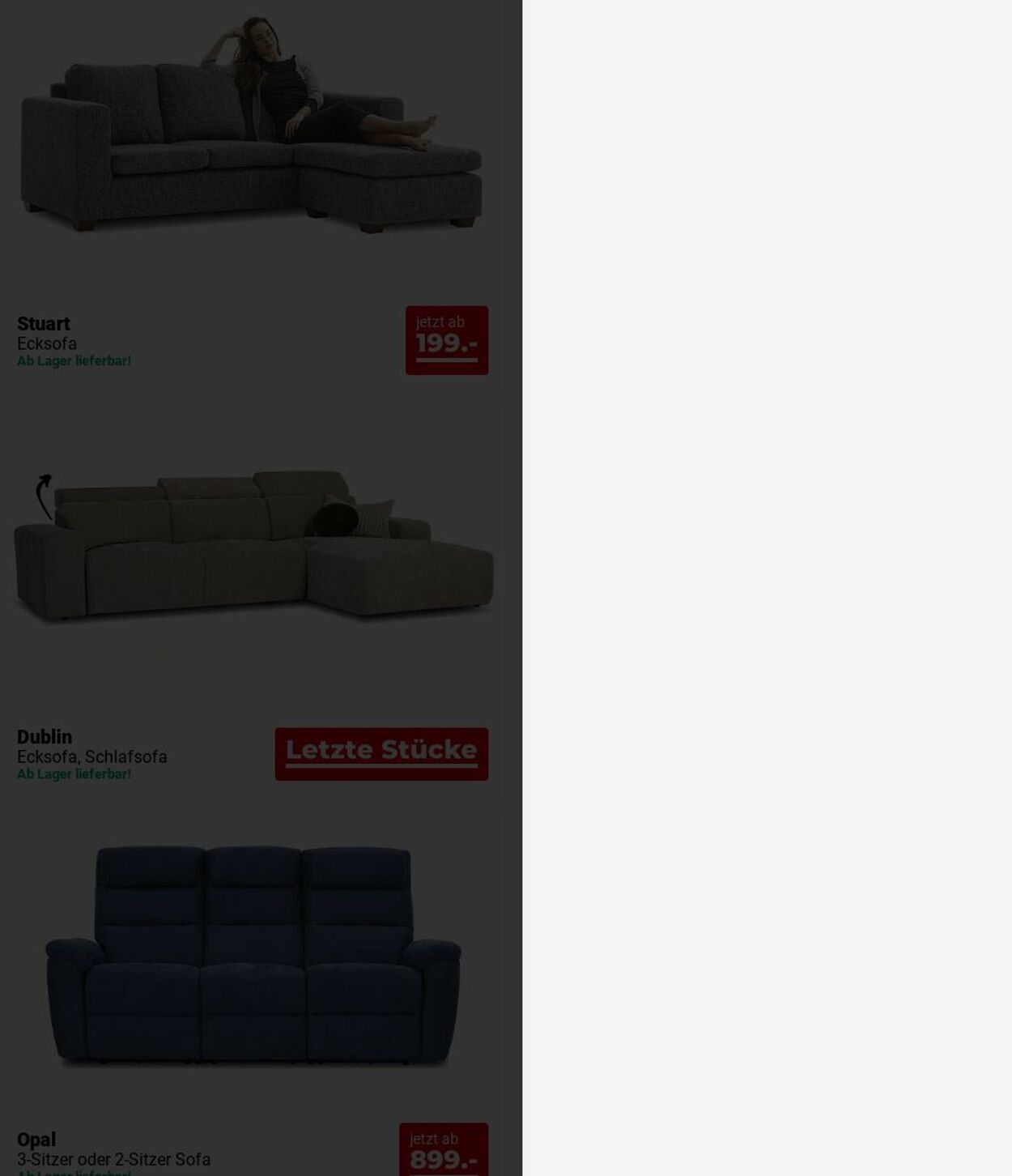 Prospekt Seats and Sofas 07.07.2025 - 16.07.2025