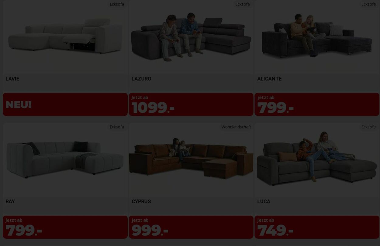 Prospekt Seats and Sofas 23.02.2026 - 04.03.2026