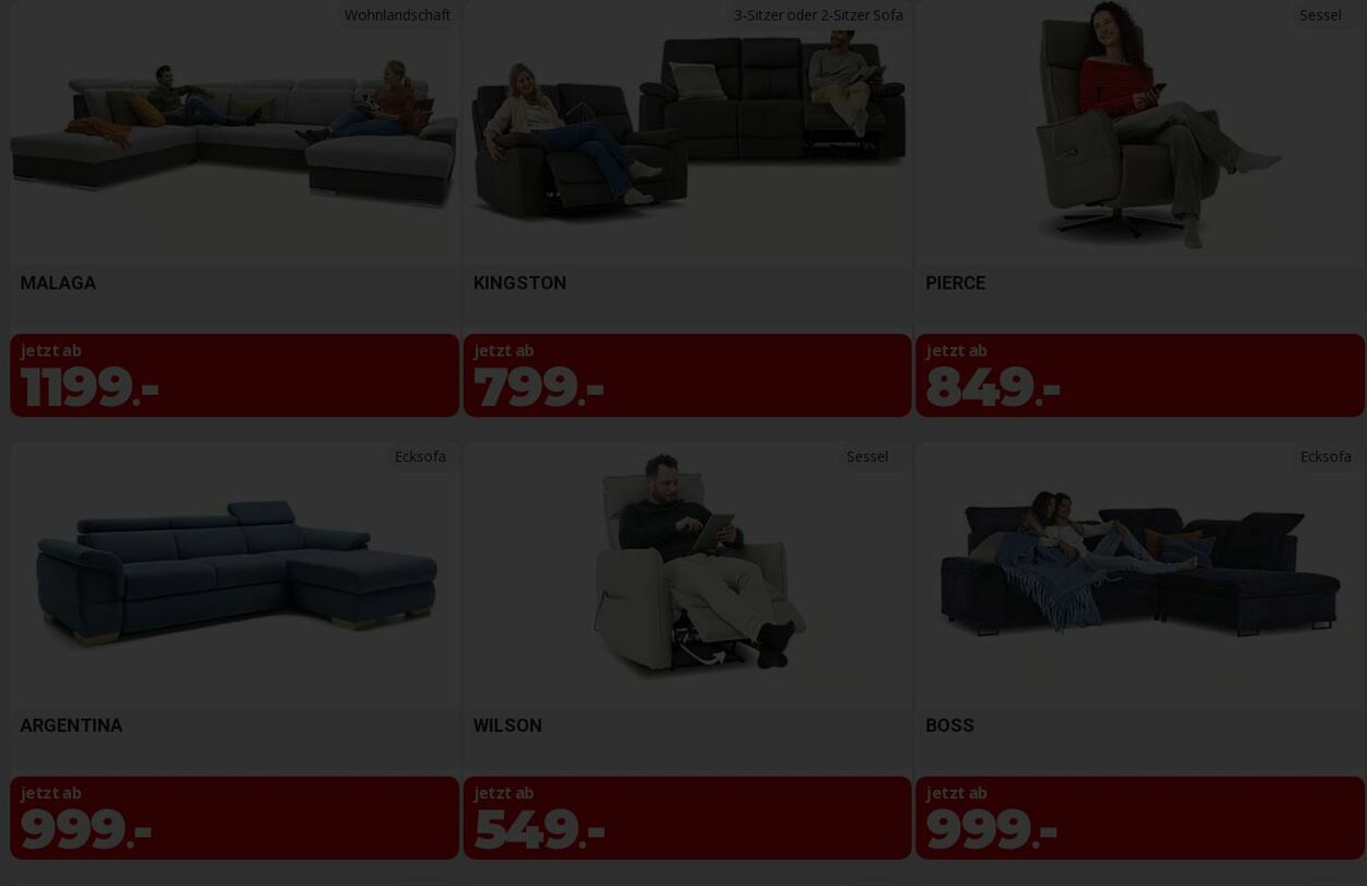 Prospekt Seats and Sofas 23.02.2026 - 04.03.2026