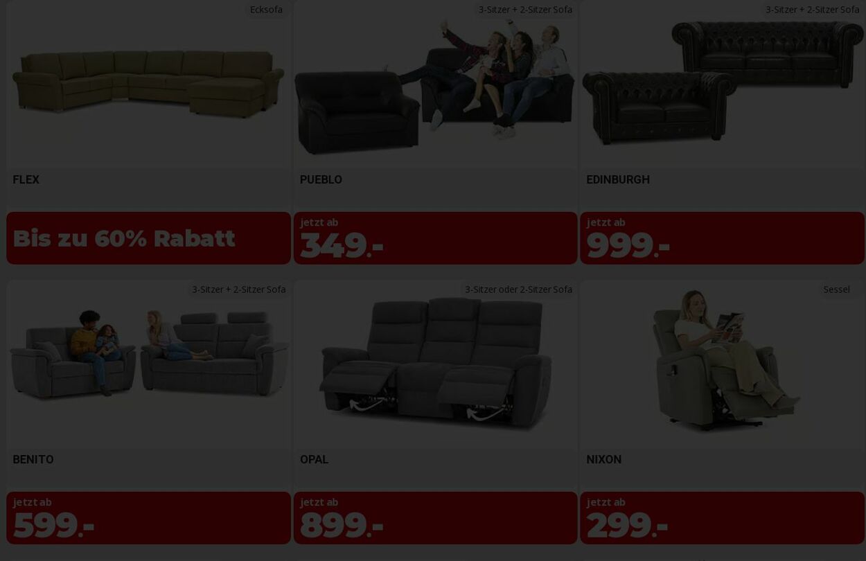 Prospekt Seats and Sofas 23.02.2026 - 04.03.2026