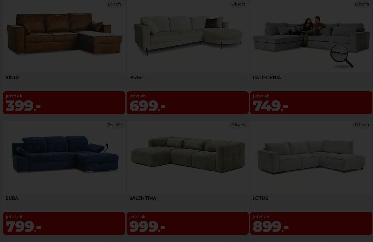 Prospekt Seats and Sofas 23.02.2026 - 04.03.2026