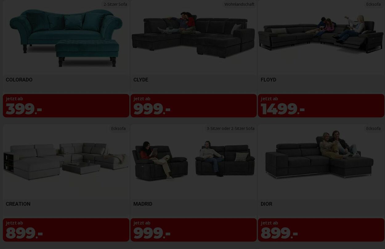 Prospekt Seats and Sofas 23.02.2026 - 04.03.2026