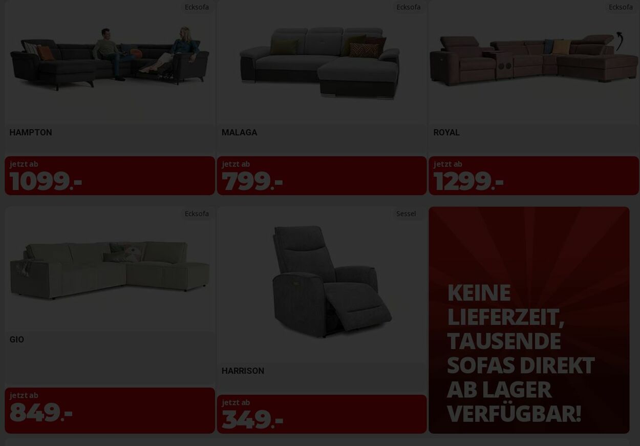 Prospekt Seats and Sofas 09.03.2026 - 18.03.2026