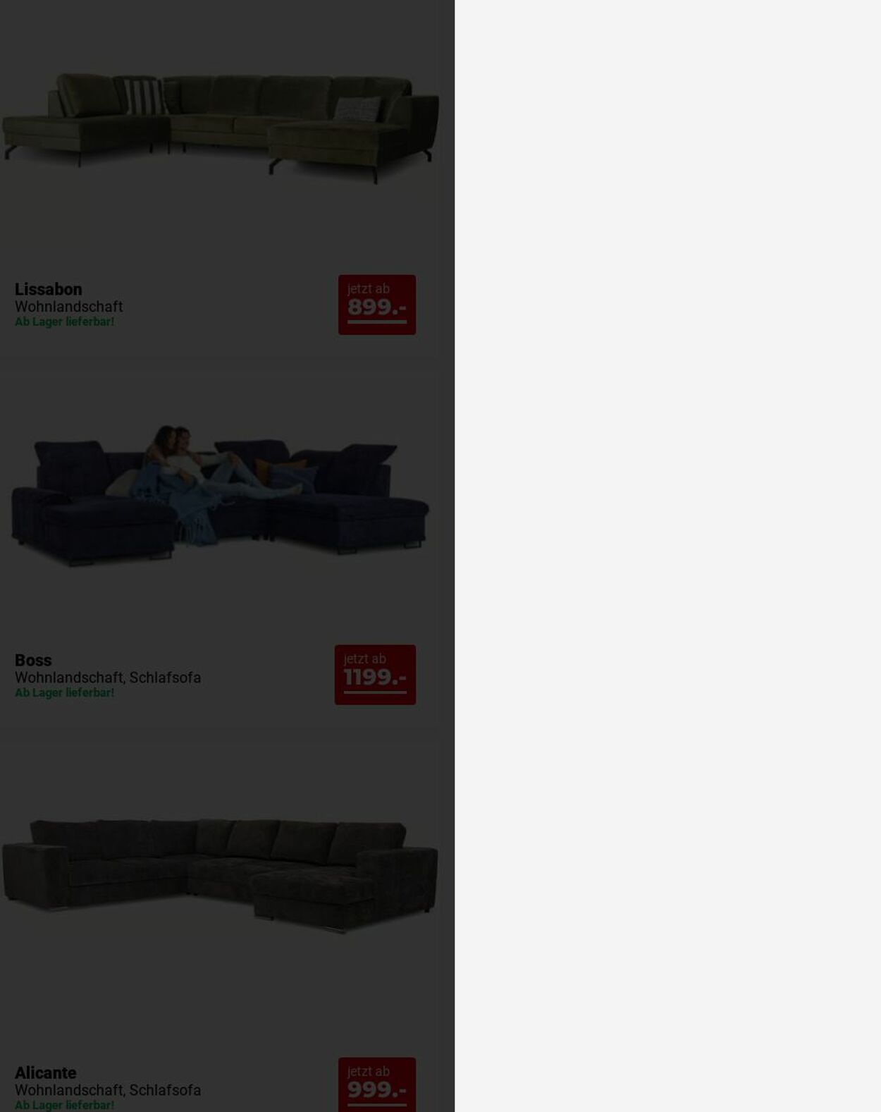 Prospekt Seats and Sofas 01.12.2025 - 10.12.2025