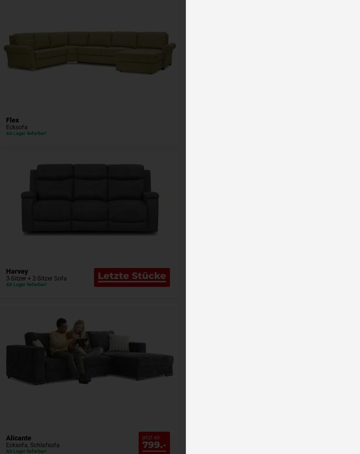 Prospekt Seats and Sofas 01.12.2025 - 10.12.2025