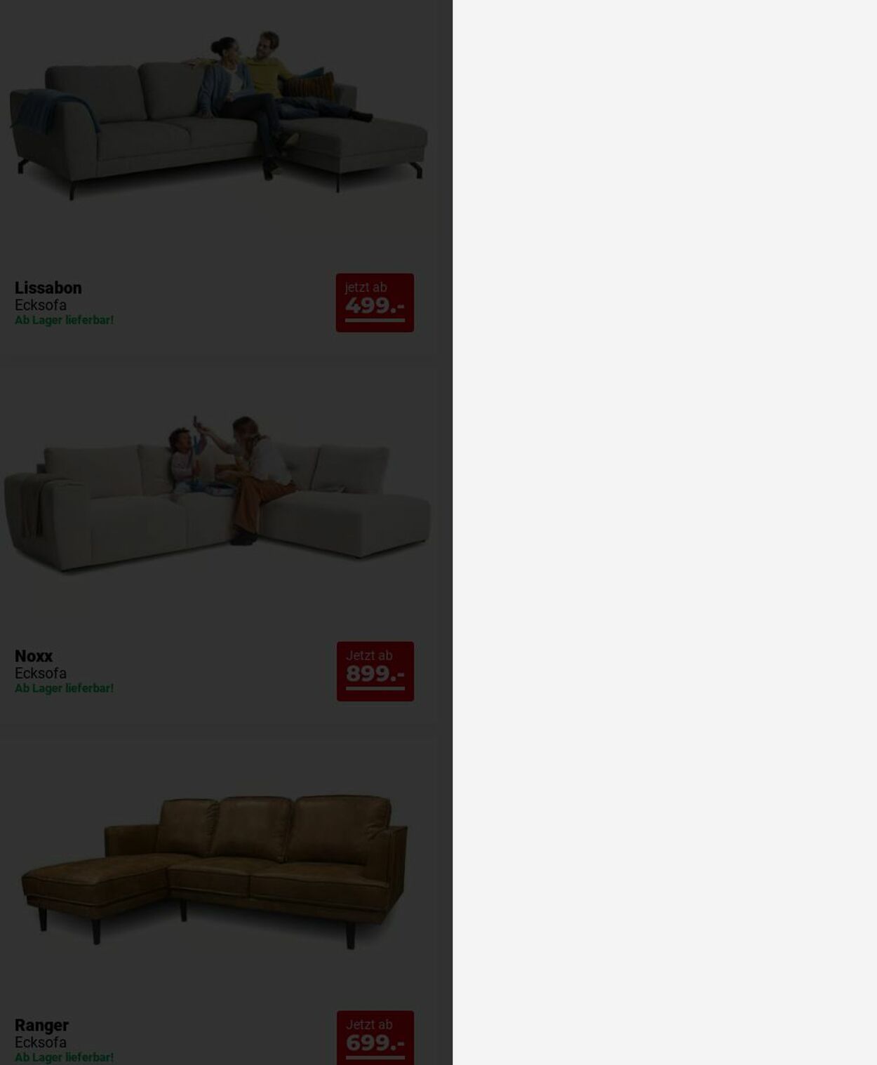 Prospekt Seats and Sofas 01.12.2025 - 10.12.2025
