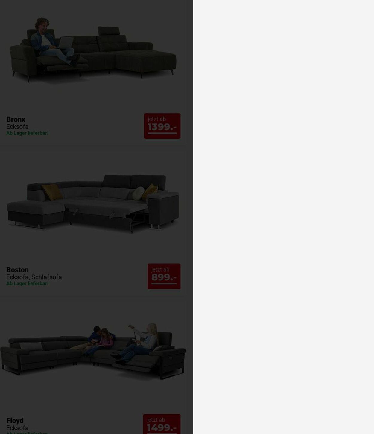 Prospekt Seats and Sofas 16.06.2025 - 25.06.2025