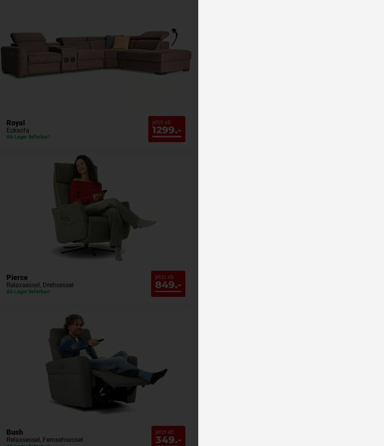 Prospekt Seats and Sofas 23.06.2025 - 02.07.2025