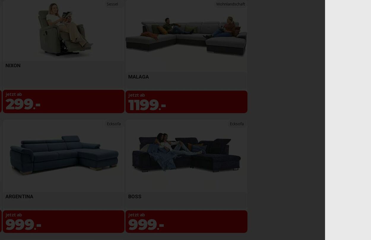 Prospekt Seats and Sofas 13.04.2026 - 22.04.2026