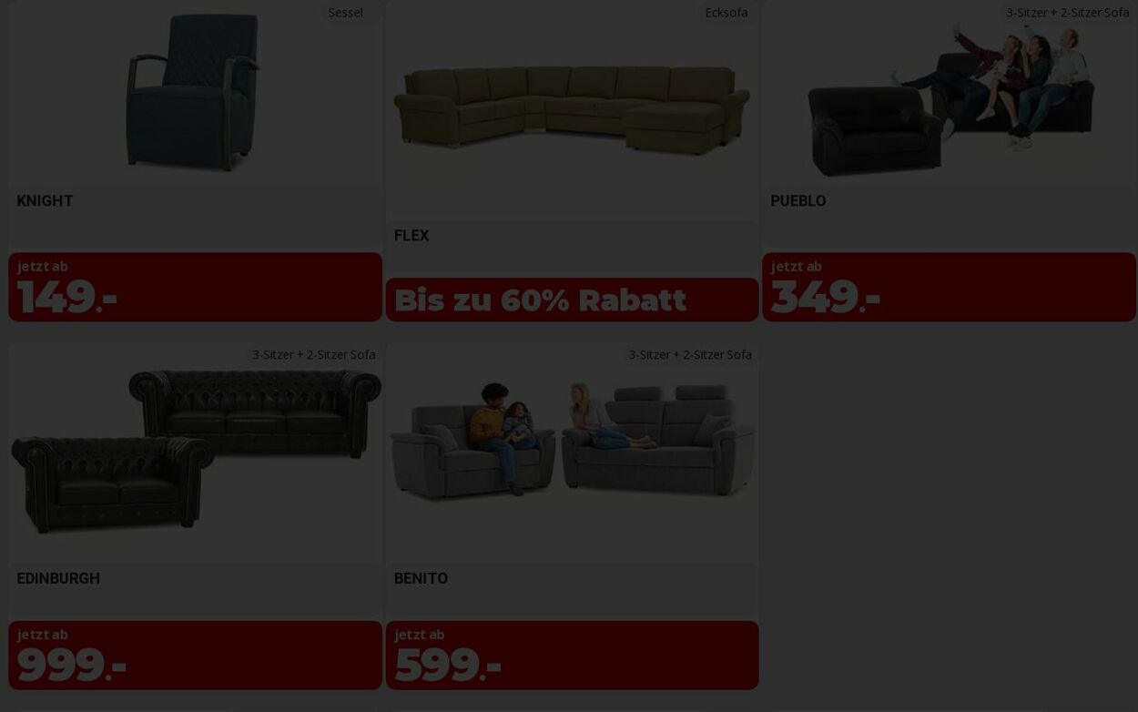 Prospekt Seats and Sofas 13.04.2026 - 22.04.2026