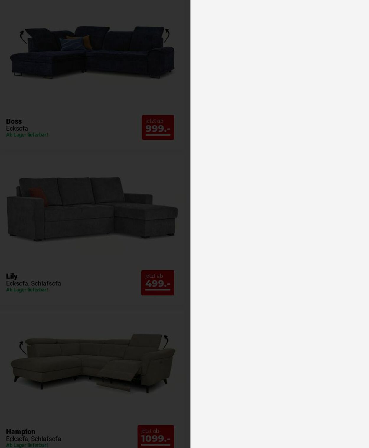 Prospekt Seats and Sofas 15.12.2025 - 24.12.2025