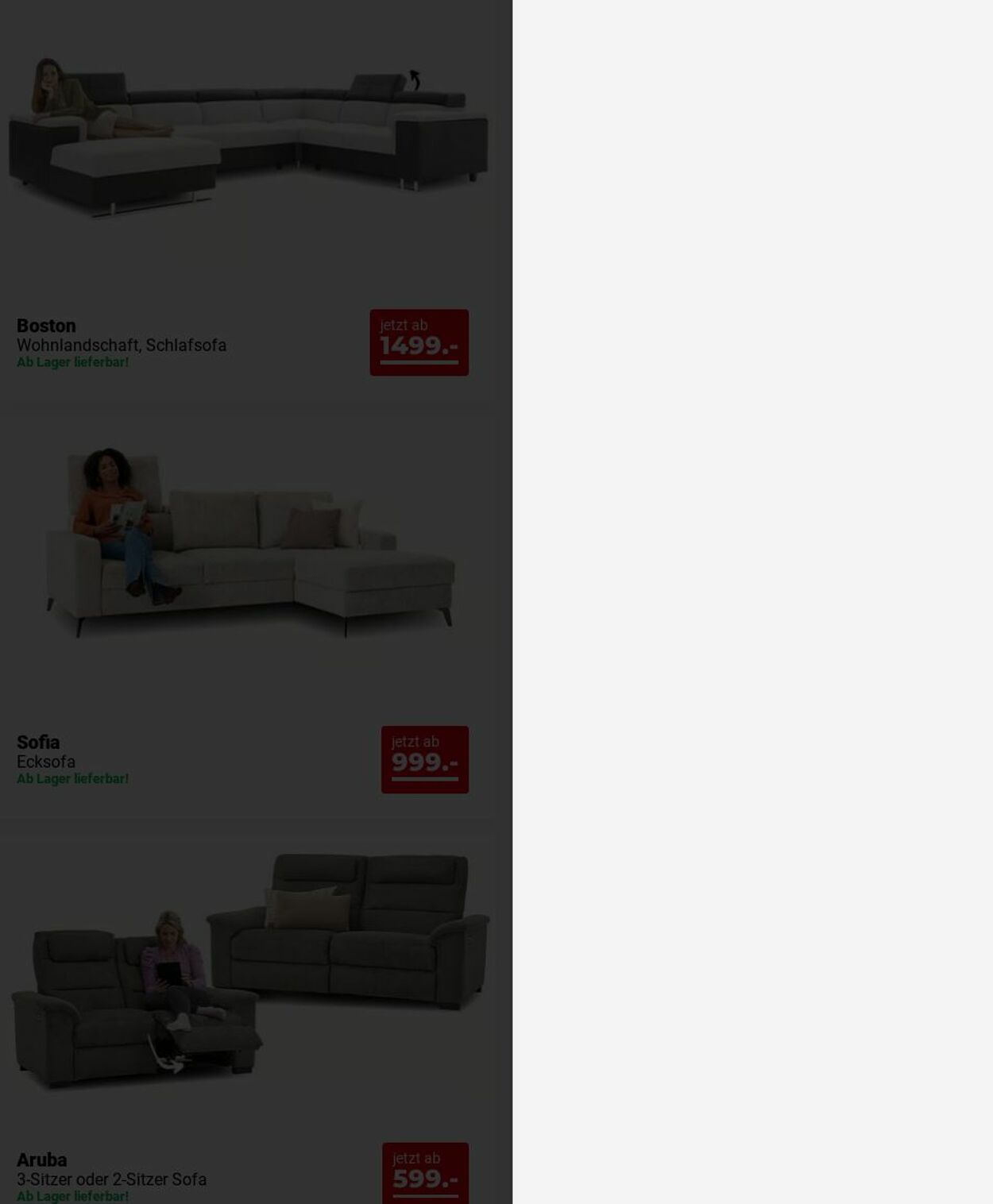 Prospekt Seats and Sofas 15.12.2025 - 24.12.2025