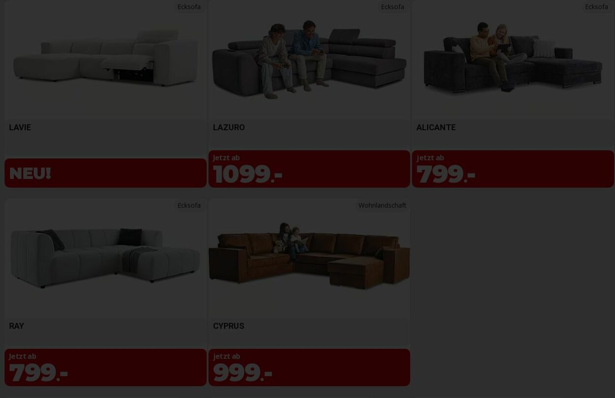 Prospekt Seats and Sofas 23.03.2026 - 01.04.2026