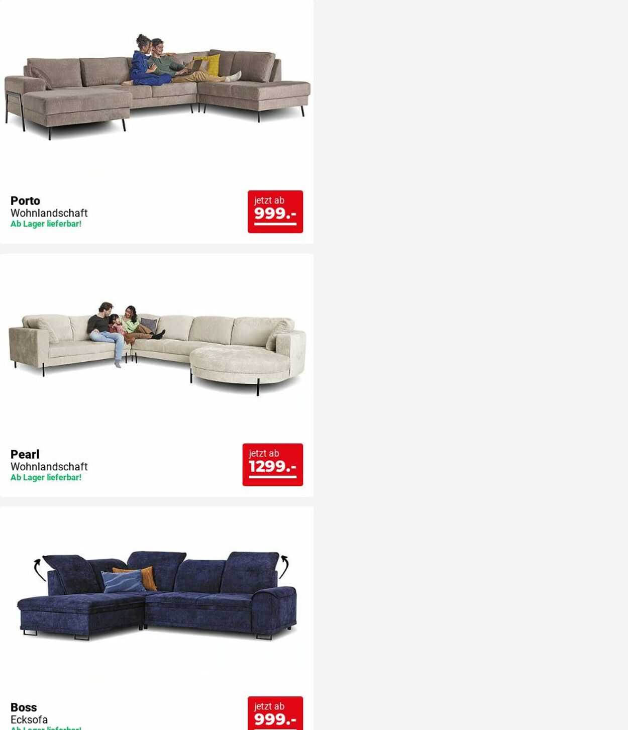 Prospekt Seats and Sofas 09.06.2025 - 18.06.2025