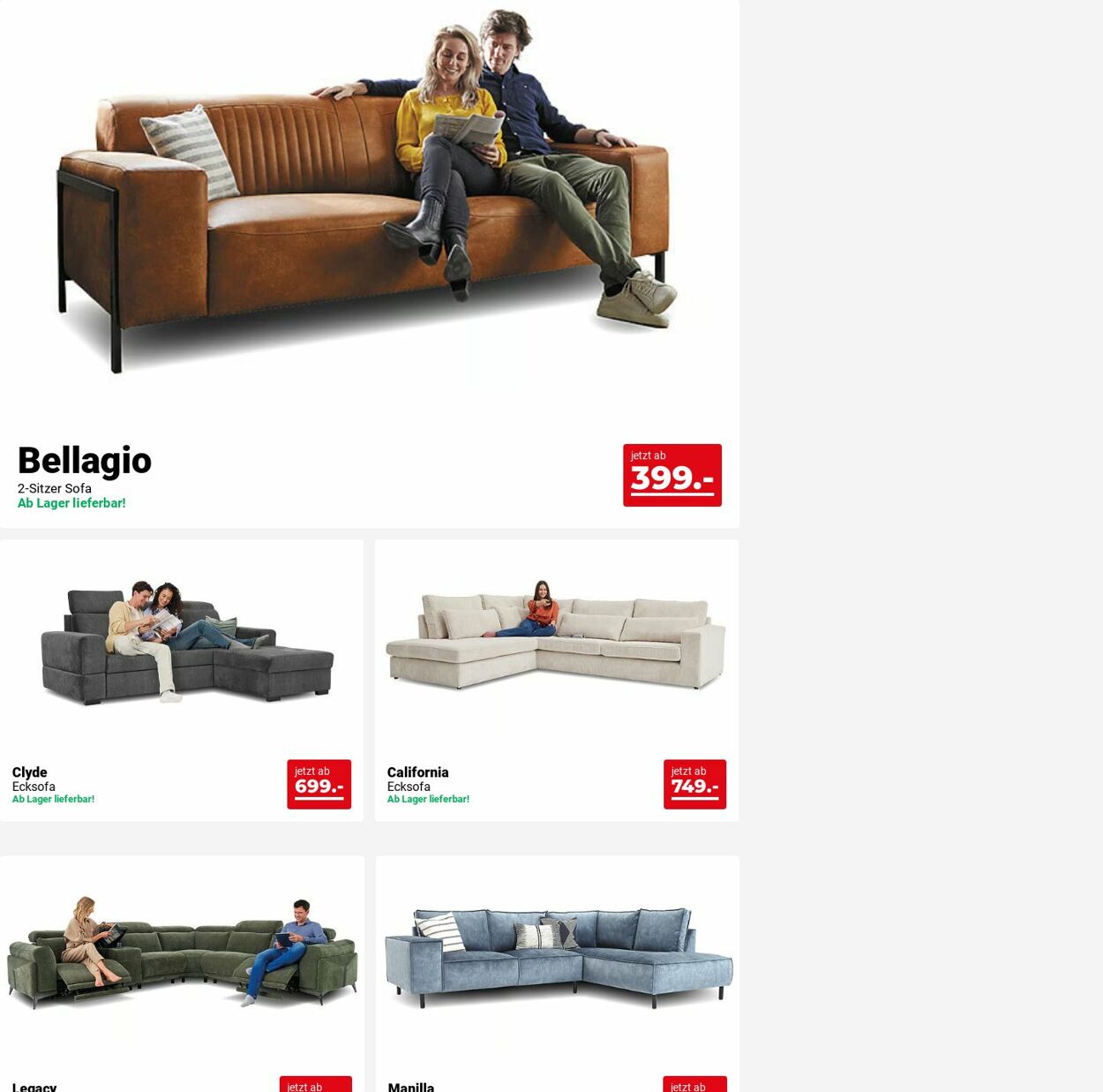 Prospekt Seats and Sofas 09.06.2025 - 18.06.2025