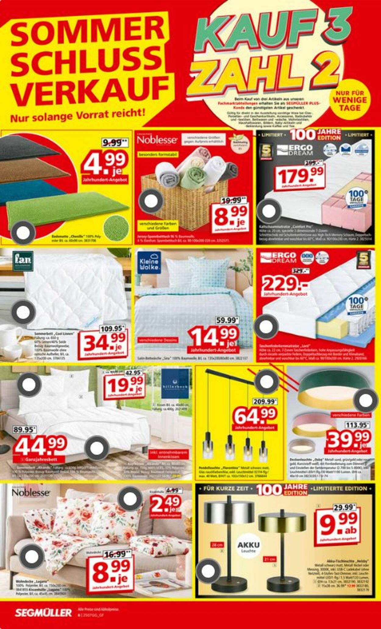 Prospekt SEGMÜLLER 20.07.2025 - 26.07.2025