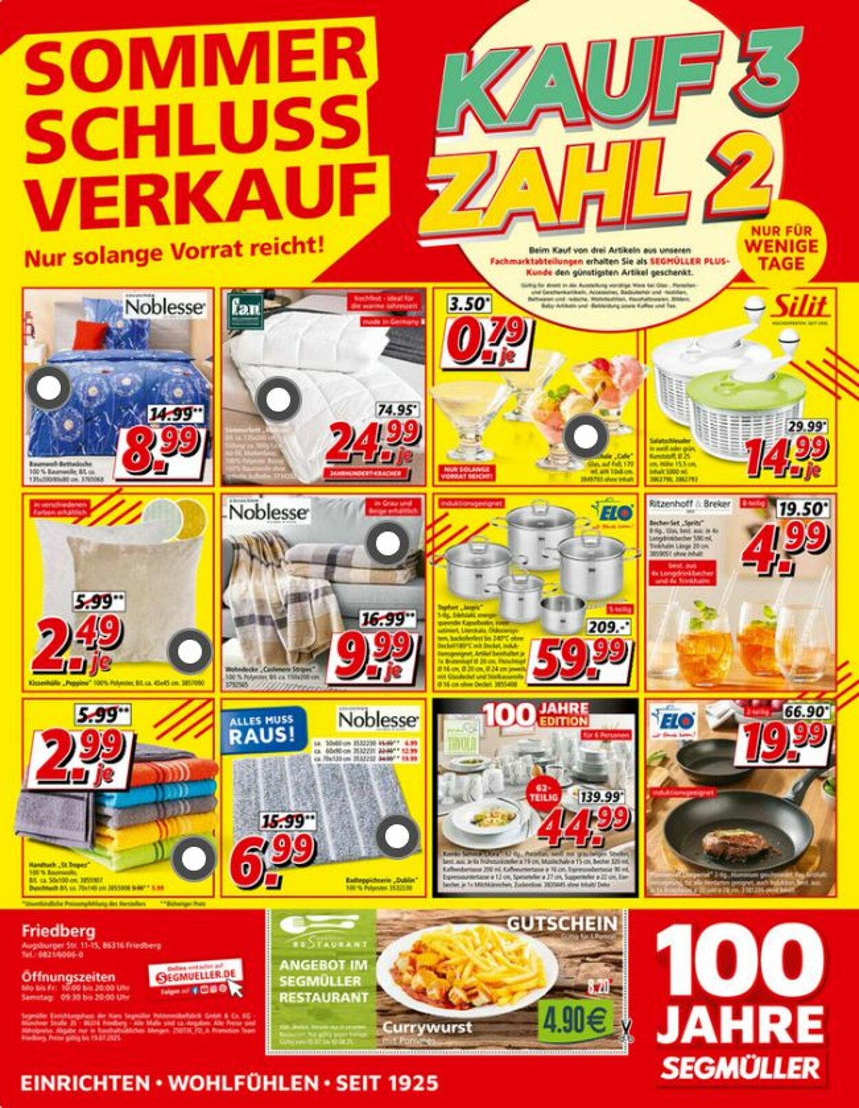 Prospekt SEGMÜLLER 05.07.2025 - 12.07.2025