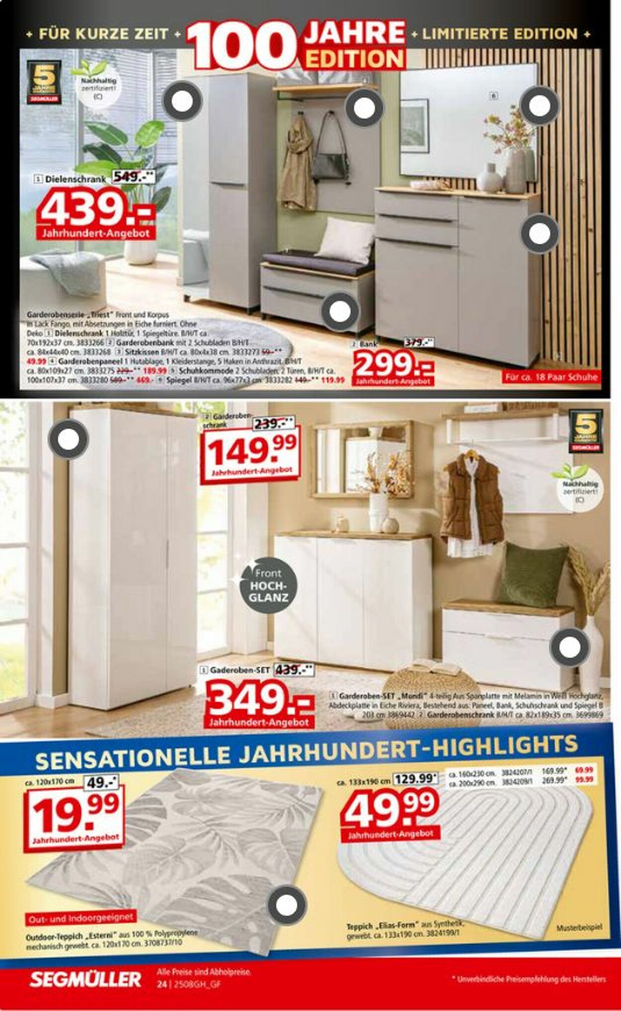 Prospekt SEGMÜLLER 23.08.2025 - 21.09.2025