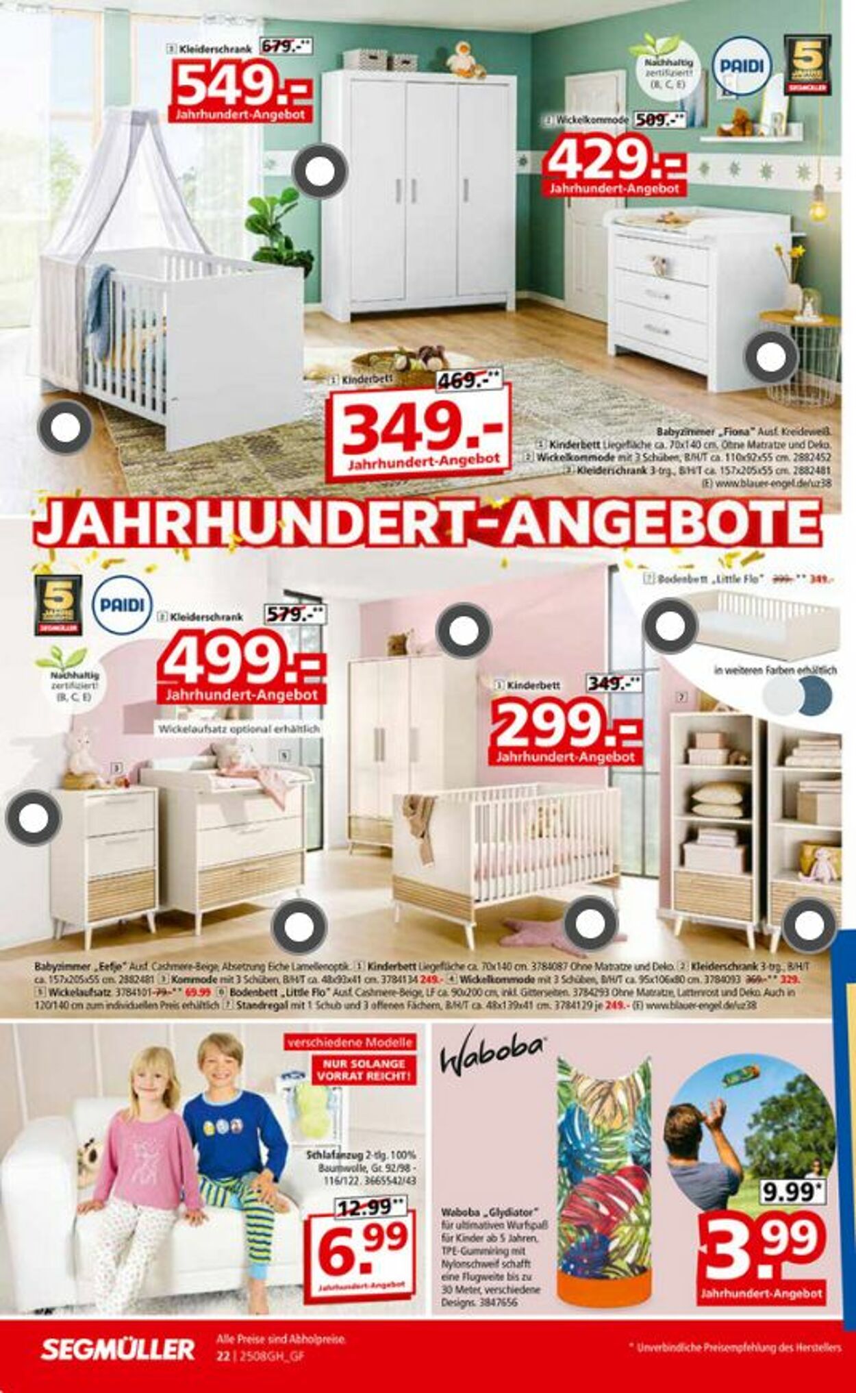 Prospekt SEGMÜLLER 23.08.2025 - 21.09.2025