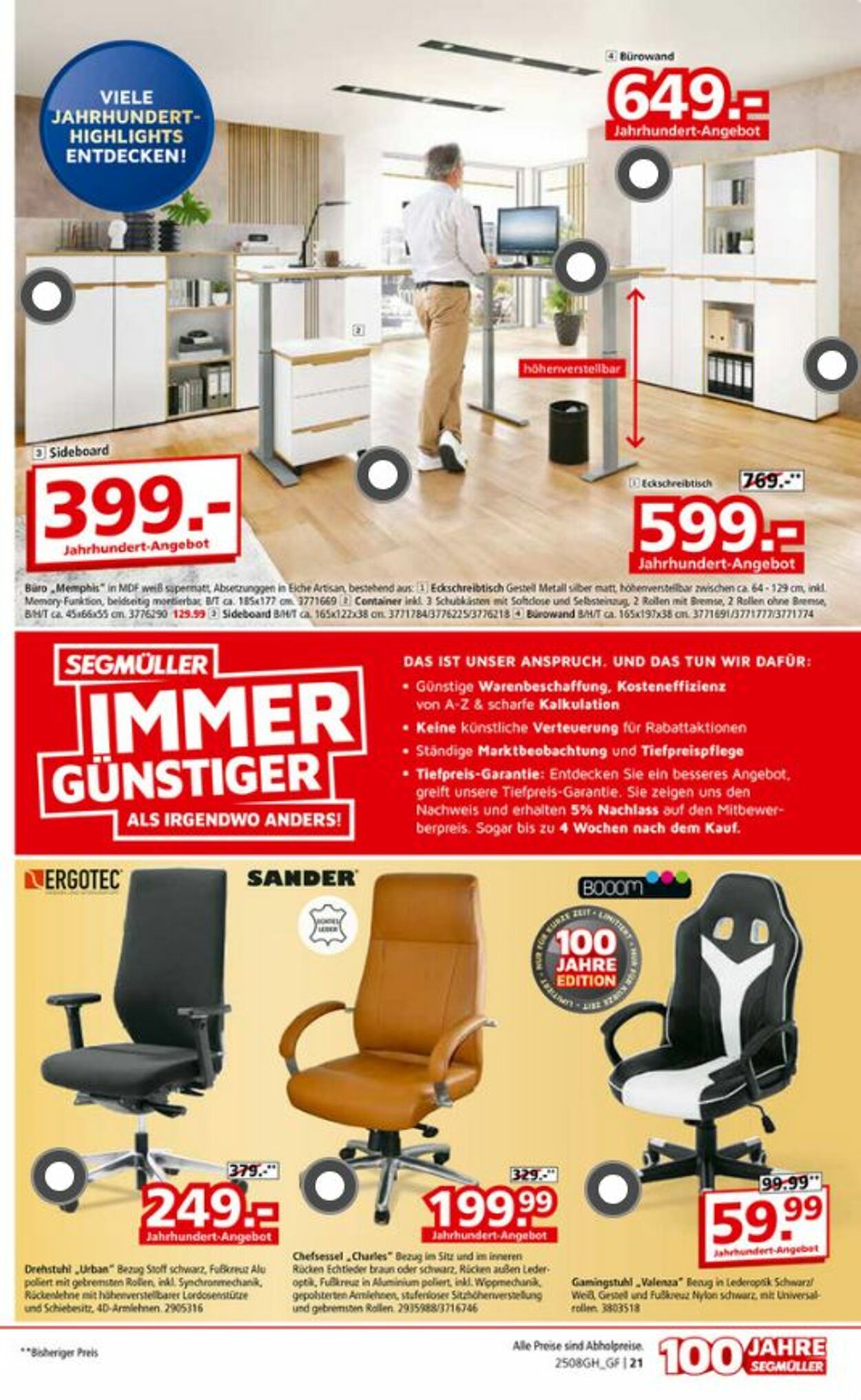 Prospekt SEGMÜLLER 23.08.2025 - 21.09.2025